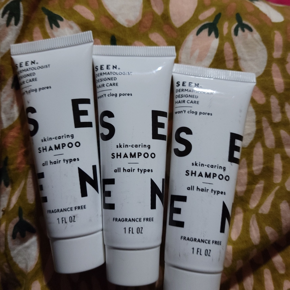Seen shampoo travel size